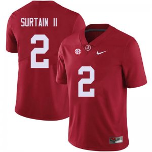 NCAA Men's Alabama Crimson Tide #2 Patrick Surtain II Stitched College 2018 Nike Authentic Red Football Jersey KQ17X16ZC
